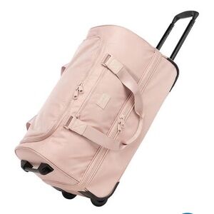 Calpak Stevyn Rolling Duffle pink EUC